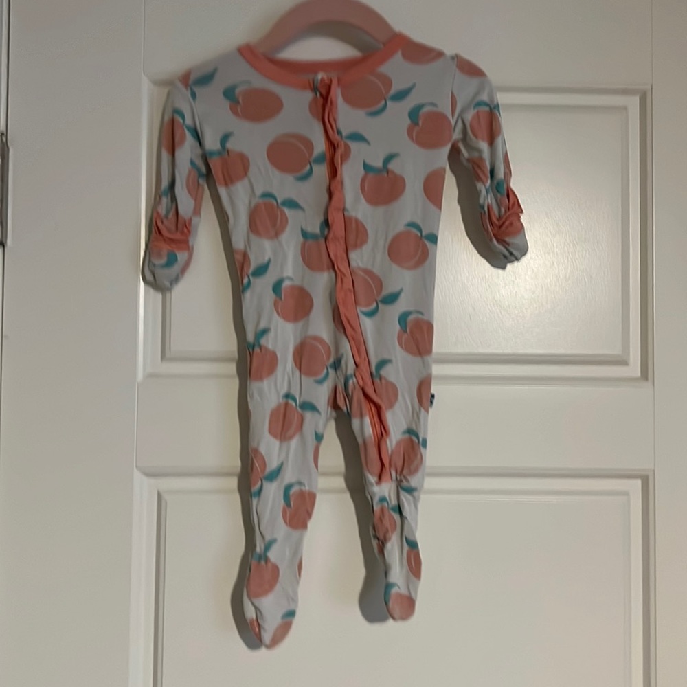 $15 ADD ON Kickee Pants Footie Sleeper Bamboo Zipper Kyte Little Sleepies FRUIT‎